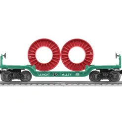 Lionel 6-26603 O Lehigh Valley Depressed Flatcar with Reels - Your Source for Gaming Essentials