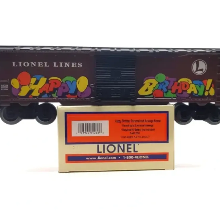 Lionel 6-81256 O Personalized Message Birthday Boxcar - Your Source for Gaming Essentials