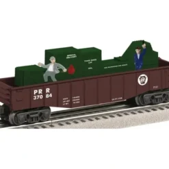 Lionel 6-37084 O PRR Cop & Hobo Animated Gondola - Your Source for Gaming Essentials