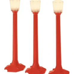 Lionel 6-37151 O Red Christmas Classic Street Lamps (Pack of 3) - Your Source for Gaming Essentials