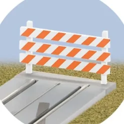 Lionel 6-22379 O Scale SuperStreets Barricade Track - Your Source for Gaming Essentials