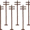 Lionel 6-37851 O 7-1/4" Standard Telephone Poles (Set of 6) - Your Source for Gaming Essentials