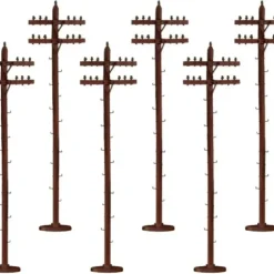 Lionel 6-37851 O 7-1/4" Standard Telephone Poles (Set of 6) - Your Source for Gaming Essentials