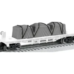 Lionel 6-39395 O USA National Guard Flatcar w/Tarped Load - Your Source for Gaming Essentials