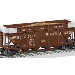 Lionel 6-82344 O Western Maryland Wood Chip Hopper #2945 - Your Source for Gaming Essentials