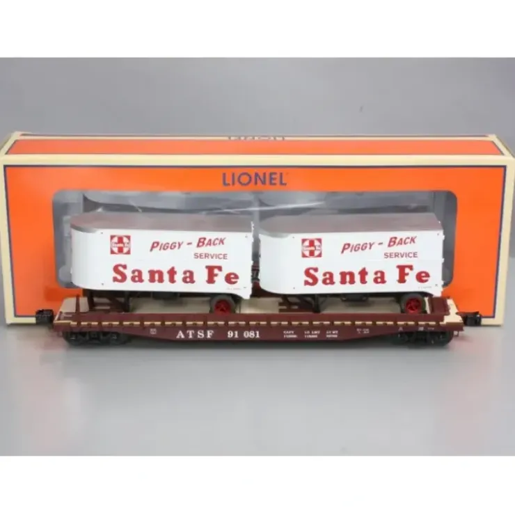 Lionel 6-27068 Santa Fe Flatcar with Piggyback Trailers - Your Source for Gaming Essentials