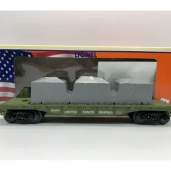 Lionel 6-39393 USMC Flatcar with Tarped Freight Load (Made in th U.S.A.) - Your Source for Gaming Essentials