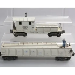 Lionel Vintage O Gauge 3562-25 ATSF Barrel Car & 6419 DL&W Work Caboose [2] VG - Your Source for Gaming Essentials
