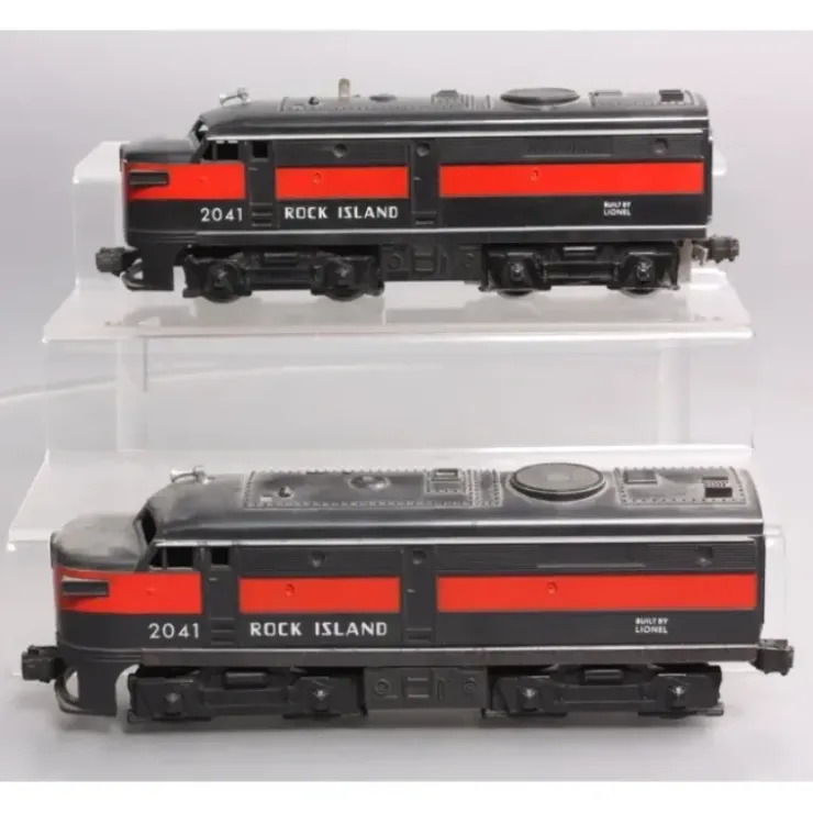 Lionel 2041 Vintage O Rock Island Alco FA AA Diesel Locomotive Set VG - Your Source for Gaming Essentials
