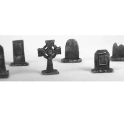 Tabletop Miniatures>Lost Graveyard Set 1 (6 Tombstones) #06-012 Classic Ral Partha Fantasy Metal - Your Source for Gaming Essentials