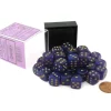 Dice>Luminary Borealis 12mm D6 Dice Block (36 Dice) - Royal Purple with Gold Pips - Your Source for Gaming Essentials