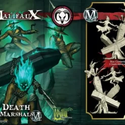Tabletop Miniatures>Malifaux Guild Death Marshals (3) Box Set #20104 Unpainted Plastic Miniatures - Your Source for Gaming Essentials