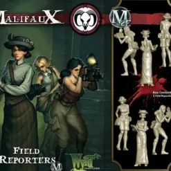 Tabletop Miniatures>Malifaux Guild Field Reporters (3) #20133 Unpainted Plastic Miniature Figures - Your Source for Gaming Essentials