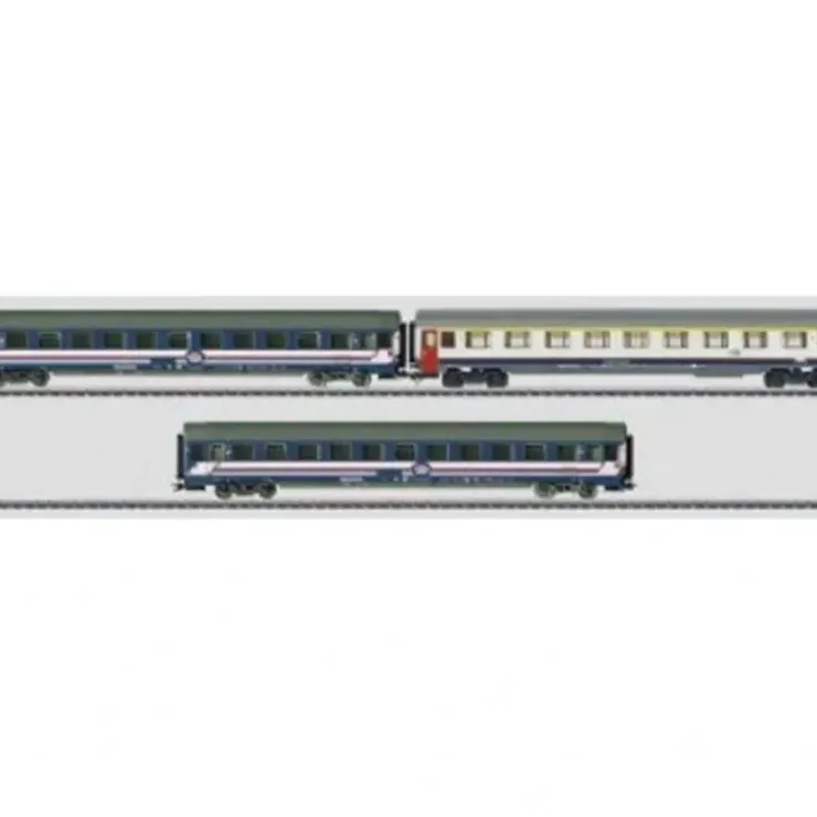 Marklin 42742 HO Belgian State Railways SNCB Express Train 3-Car Passenger Set - Your Source for Gaming Essentials