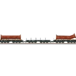 Marklin 82349 Z German Federal RR DB Type Sammp 705 Heavy-Duty 3-Flatcar Set - Your Source for Gaming Essentials