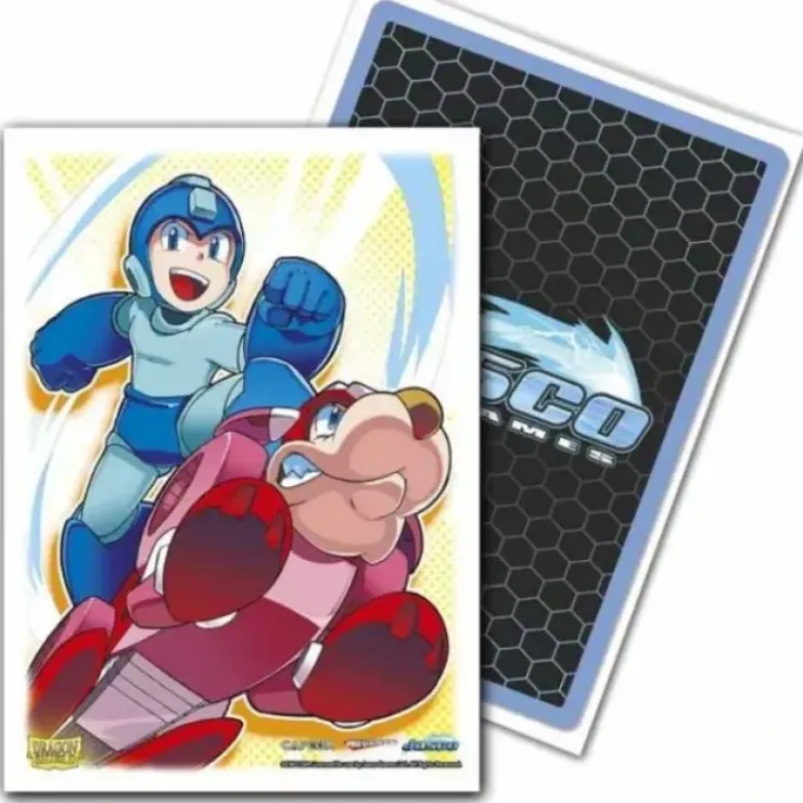 Cards>Mega Man & Rush 100 Standard Size Card Sleeves - Your Source for Gaming Essentials