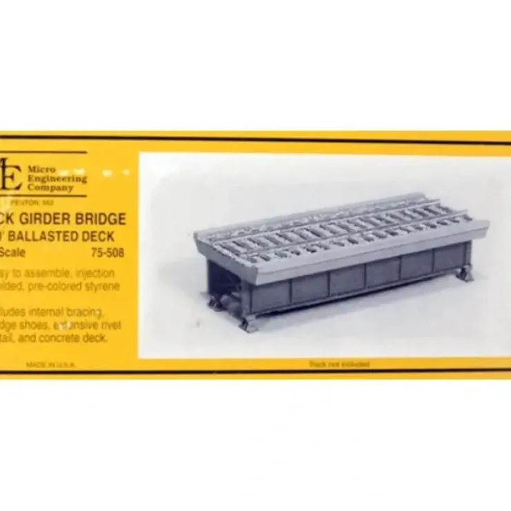 Micro Engineering 75-508 HO 30' Ballasted Deck Girder Bridge Kit - Your Source for Gaming Essentials