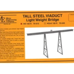 Micro Engineering 75-513 HO 150'''' Long Light Weight Steel Viaduct Bridge Kit - Your Source for Gaming Essentials