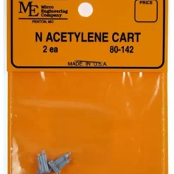 Micro Engineering 80-142 N White Metal Castings Acetylene Cart (Pack of 2) - Your Source for Gaming Essentials