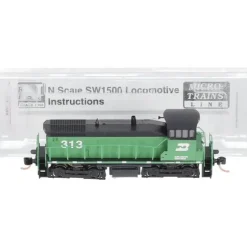 Micro-Trains 98600031 N Burlington Northern EMD SW1500 Diesel Locomotive #313 - Your Source for Gaming Essentials* Trains