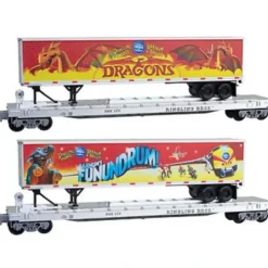 Micro-Trains 06400150 N RBBX 57' TOFC Intermodal Flatcar (Set of 2) - Your Source for Gaming Essentials
