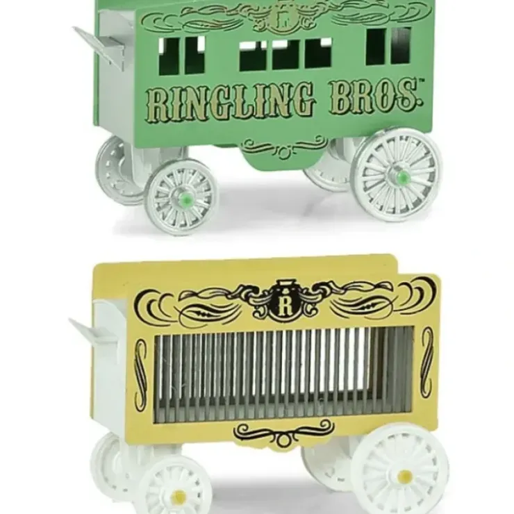 Micro-Trains 47000129 N Ringling Bros. Vintage Wagon Set #10 (Set of 2) - Your Source for Gaming Essentials