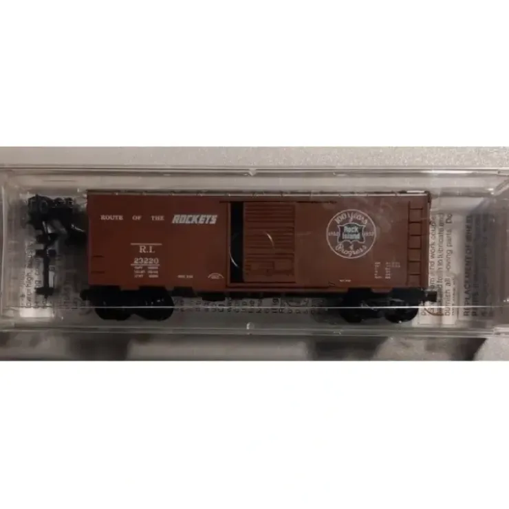 Micro-Trains 02000700 N Scale Rock Island 40' Standard Boxcar Single Door #23220 NIB - Your Source for Gaming Essentials