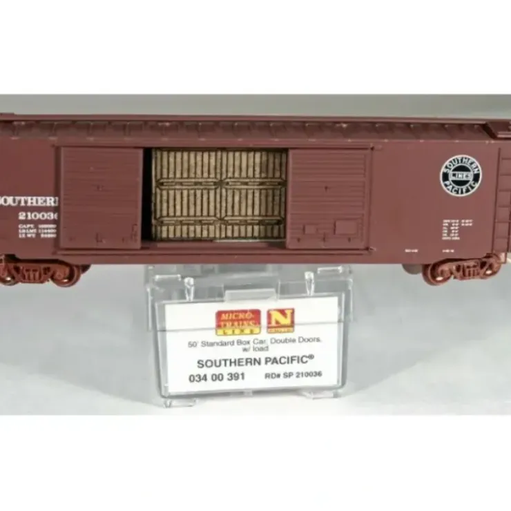 Micro-Trains 03400391 N Southern Pacific 50' Standard Double Door Boxcar #210036 - Your Source for Gaming Essentials