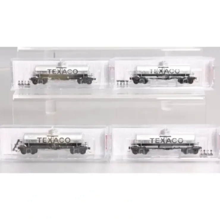 Micro-Trains 99300008 N Texaco 39' Single Dome Tank Car Runner Pack (Set of 4) LN/Box - Your Source for Gaming Essentials* Trains