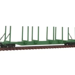 Micro-Trains 99300088 N Undecorated 65' Log Car Green Runner Pack (Set of 4) - Your Source for Gaming Essentials* Trains