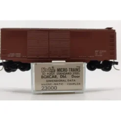 Micro-Trains 02300000 N Undecorated 40' Standard Double Door Boxcar NIB - Your Source for Gaming Essentials
