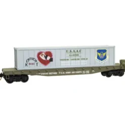 Micro-Trains 04500509 N USAAC Kentucky Belle 50' Flatcar w/40' Load #667482 - Your Source for Gaming Essentials