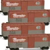 Micro-Trains 99400044 Z New York Central 40' SDBoxcar w/ Youngstown (Pack of 4) - Your Source for Gaming Essentials* Trains
