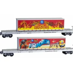 Micro-Trains 52400150 Z Ringling Bros. & Barnum & Bailey 60' Flatcar (Pack of 2) - Your Source for Gaming Essentials* Trains
