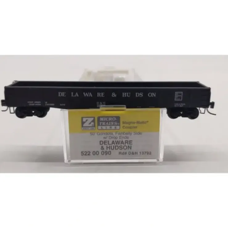 Micro-Trains 52200090 Z Scale Delaware & Hudson 50' Drop End Gondola #13792 NIB - Your Source for Gaming Essentials* Trains
