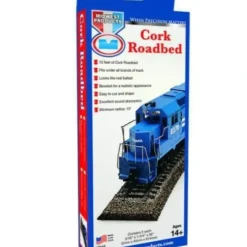 Midwest Products 3015 HO 3/16" x 1-3/4" x 36" Cork Roadbed (Box of 5) - Your Source for Gaming Essentials* Trains