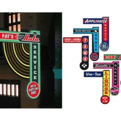 Miller Engineering 69812 Animated Sign Kit Fan Series #1 - Right - Large - Your Source for Gaming Essentials* Trains