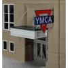 Miller Engineering 3072 HO Animated Neon Sign YMCA Large Horizontal - Your Source for Gaming Essentials* Trains