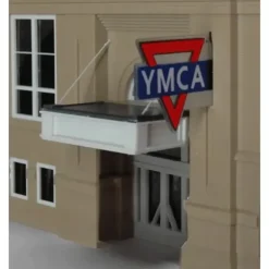 Miller Engineering 3072 HO Animated Neon Sign YMCA Large Horizontal - Your Source for Gaming Essentials* Trains