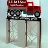Miller Engineering 1281 HO I.F. Art & Sons Roadside Billboard - Your Source for Gaming Essentials* Trains