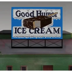 Miller Engineering 441502 HO/N Good Humor Animated Neon Billboard Small - Your Source for Gaming Essentials* Trains