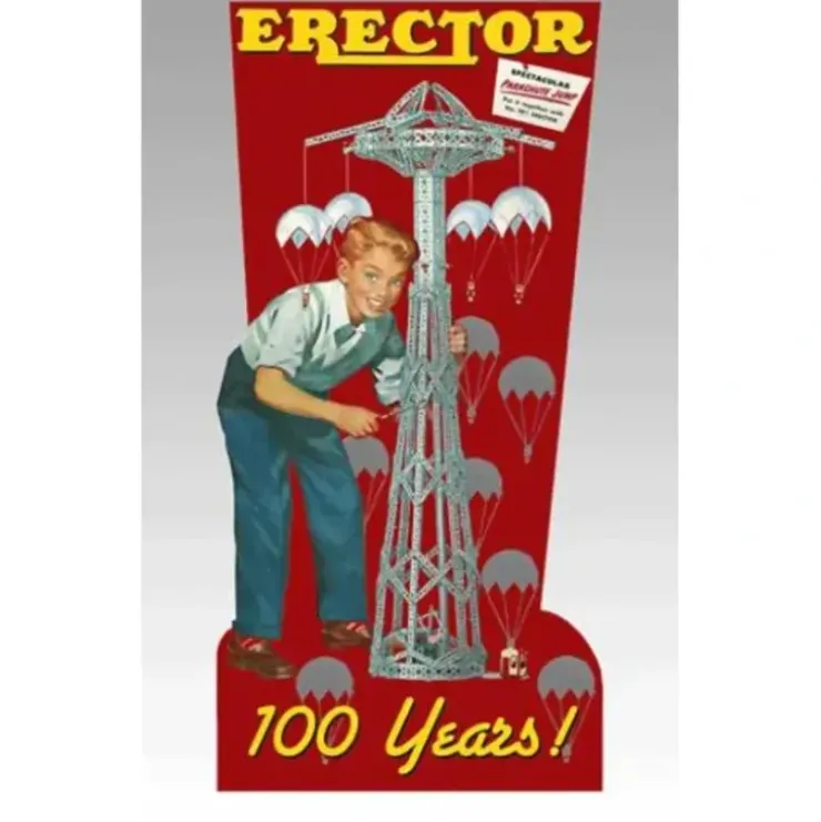 Miller Engineering 881201 HO/O AC Gilbert Erector 100 Year Anniversary Billboard - Your Source for Gaming Essentials* Trains