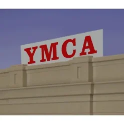 Miller Engineering 2071 HO/O Animated Neon Sign YMCA Large Horizontal - Your Source for Gaming Essentials* Trains