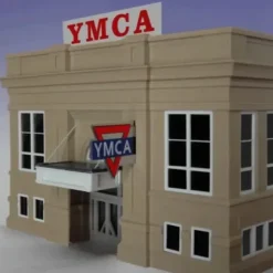 Miller Engineering 30971 HO/O Animated Sign YMCA Combo Large - Your Source for Gaming Essentials* Trains