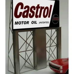 Miller Engineering 4381 HO/O Castrol Motor Oil Animated Billboard - Your Source for Gaming Essentials* Trains