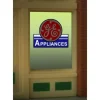 Miller Engineering 8835 HO/O GE Appliances Flashing Neon Window Sign Light Works - Your Source for Gaming Essentials* Trains