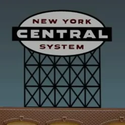 Miller Engineering 4581 HO/O New York Central Railroad Animated Billboard - Your Source for Gaming Essentials* Trains