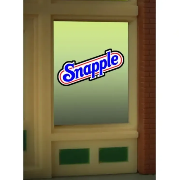 Miller Engineering 8905 HO/O Snapple Flashing Neon Window Sign - Your Source for Gaming Essentials* Trains