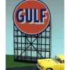 Miller Engineering 6082 N/HO Animated Neon Billboard - Kit Gulf Gasoline - Your Source for Gaming Essentials* Trains