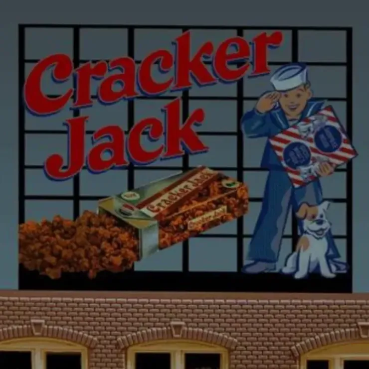 Miller Engineering 440102 N/HO Billboard Cracker Jack - Your Source for Gaming Essentials* Trains